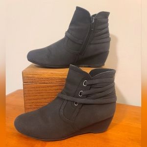 Rachel Shoes Anita Girls Boots Black Size 4